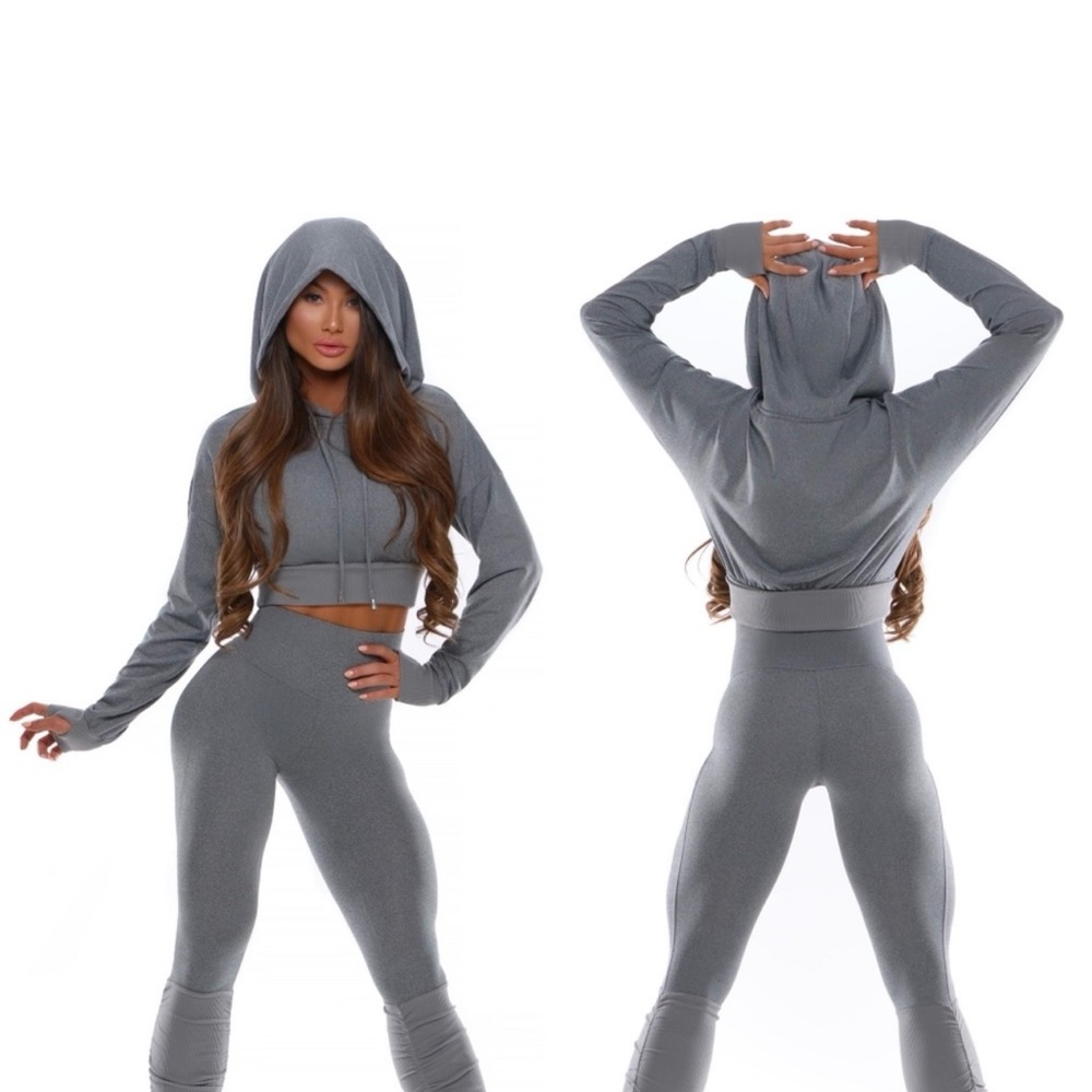 Bombshell Sportswear Gray Hoodie